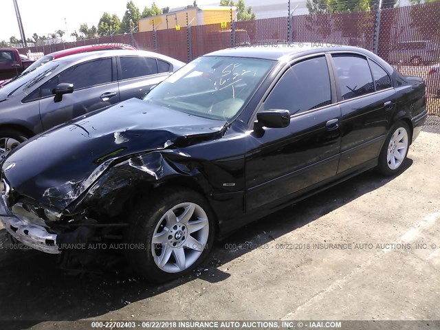 WBADT63431CF08201 - 2001 BMW 530 I AUTOMATIC BLACK photo 2