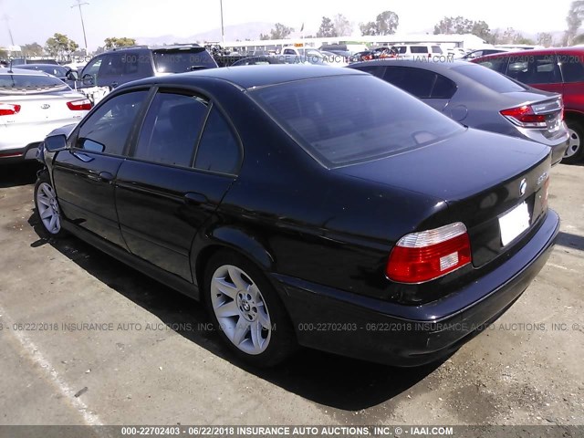 WBADT63431CF08201 - 2001 BMW 530 I AUTOMATIC BLACK photo 3
