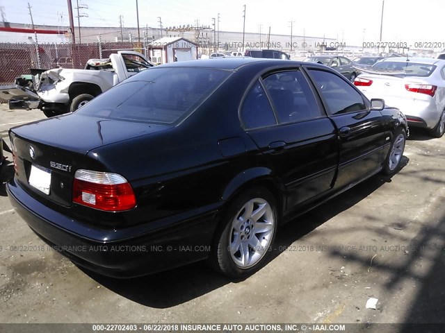 WBADT63431CF08201 - 2001 BMW 530 I AUTOMATIC BLACK photo 4