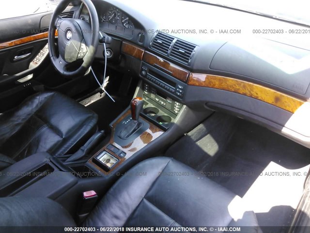 WBADT63431CF08201 - 2001 BMW 530 I AUTOMATIC BLACK photo 5