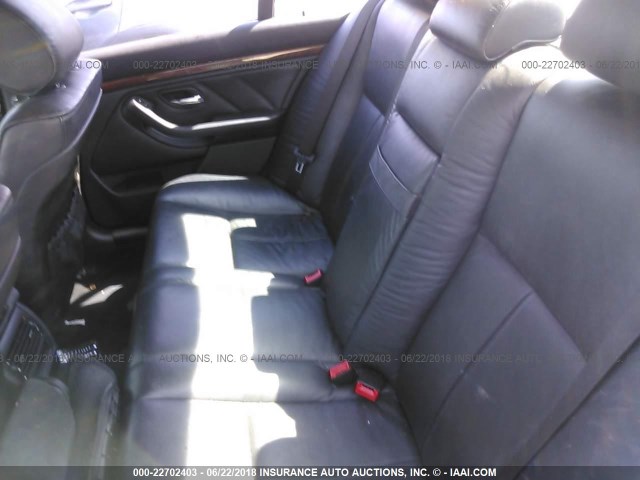 WBADT63431CF08201 - 2001 BMW 530 I AUTOMATIC BLACK photo 8
