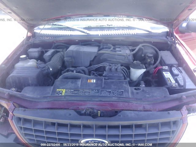 1FMZU62KX3ZA19177 - 2003 FORD EXPLORER XLS/XLS SPORT 栗色 照片 10