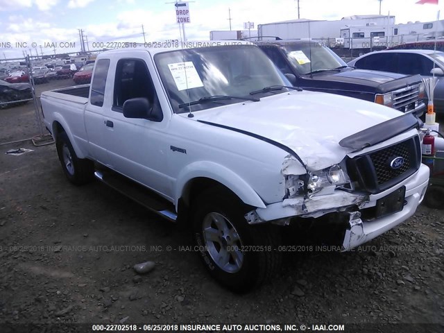 1FTZR45E74PA82928 - 2004 FORD RANGER SUPER CAB WHITE photo 1