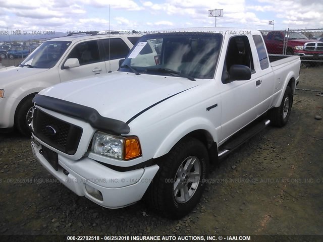 1FTZR45E74PA82928 - 2004 FORD RANGER SUPER CAB WHITE photo 2