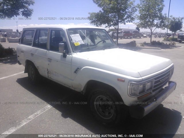 JT3FJ62G8L1120703 - 1990 TOYOTA LAND CRUISER FJ62 GX WHITE photo 1