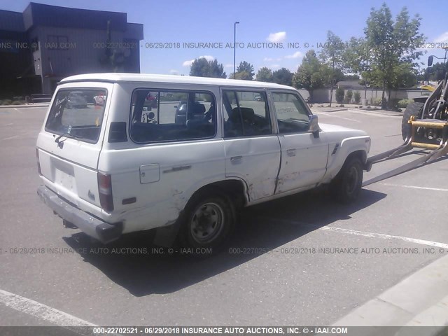 JT3FJ62G8L1120703 - 1990 TOYOTA LAND CRUISER FJ62 GX WHITE photo 4