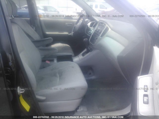 JTEDW21A260006776 - 2006 TOYOTA HIGHLANDER HYBRID BLACK photo 5