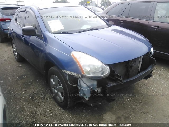 JN8AS58V49W183378 - 2009 NISSAN ROGUE S/SL BLUE photo 6