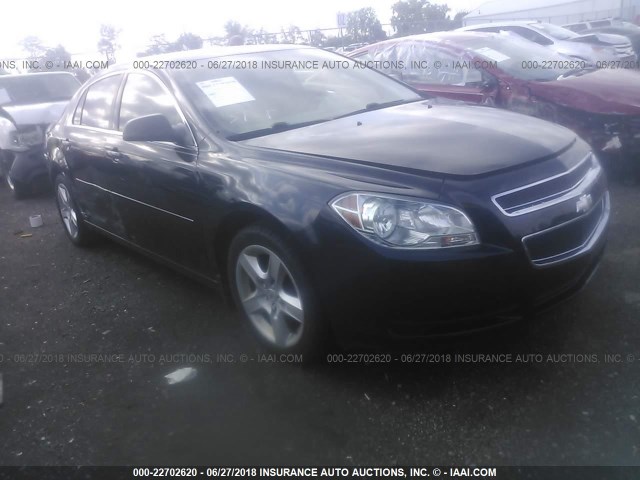1G1ZB5E17BF260114 - 2011 CHEVROLET MALIBU LS შავი ფოტო 1
