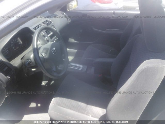 1HGEM22114L080619 - 2004 HONDA CIVIC DX VP SILVER photo 5