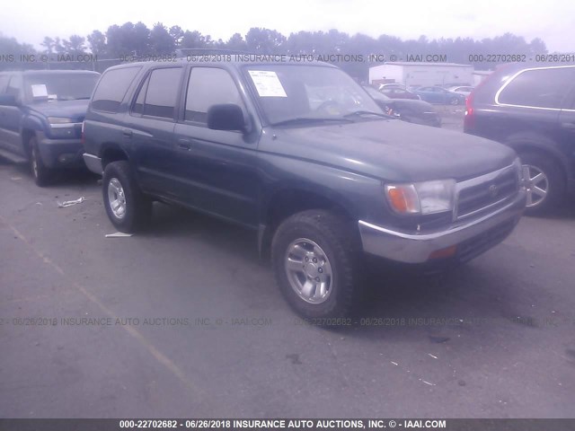 JT3HM84R0T0001351 - 1996 TOYOTA 4RUNNER SR5 GREEN photo 1