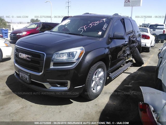 1GKKRNED0EJ339046 - 2014 GMC ACADIA SLE GRAY photo 2