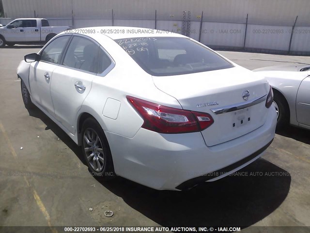 1N4AL3AP4GC197990 - 2016 NISSAN ALTIMA 2.5/S/SV/SL/SR WHITE photo 3