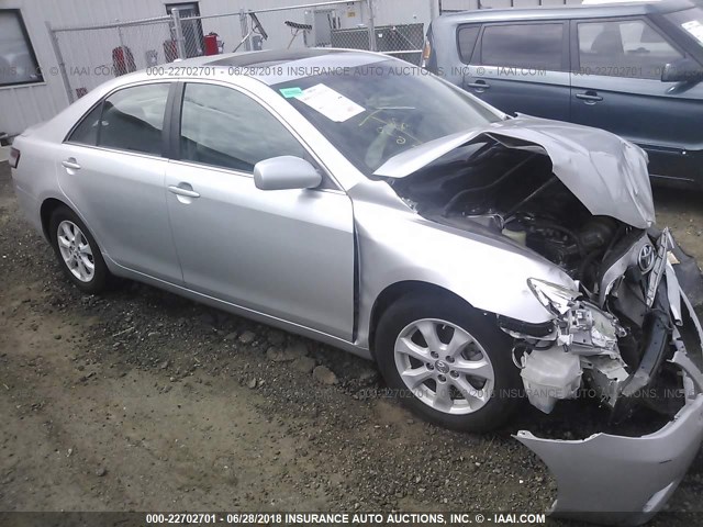 4T1BF3EK3AU013804 - 2010 TOYOTA CAMRY SE/LE/XLE SILVER photo 1