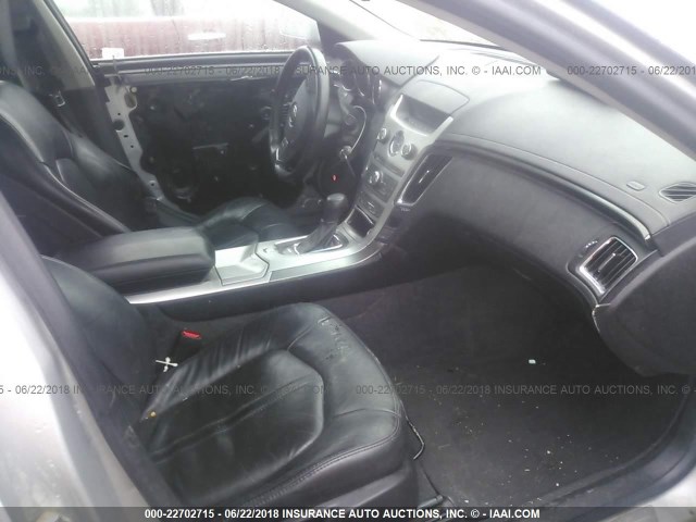 1G6DF577790160666 - 2009 CADILLAC CTS SILVER photo 5