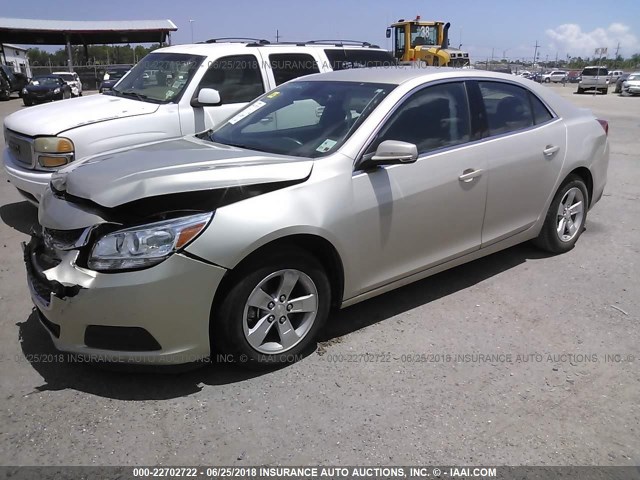 1G11C5SA9GF151367 - 2016 CHEVROLET MALIBU LIMITED LT BEIGE photo 2