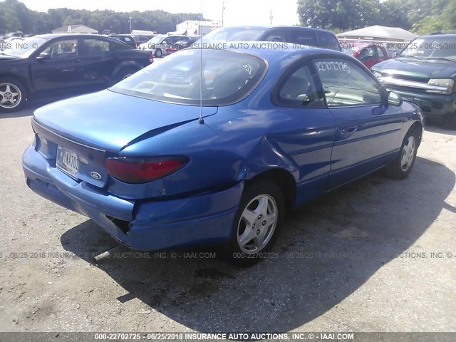 3FAKP1134WR246504 - 1998 FORD ESCORT ZX2/SPORT BLUE photo 4