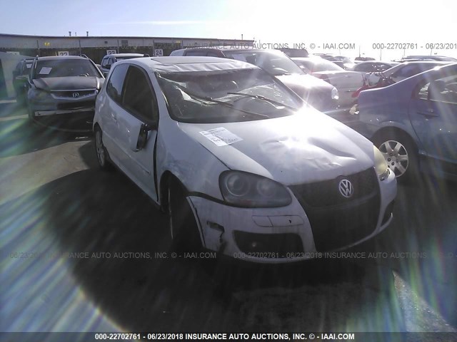 WVWFV71K36W099858 - 2006 VOLKSWAGEN NEW GTI WHITE photo 1