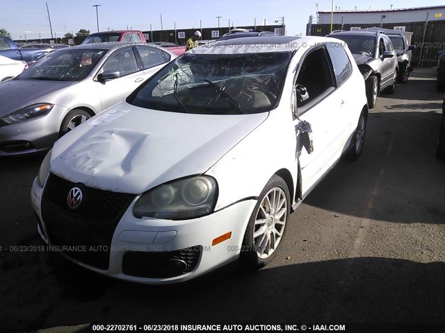 WVWFV71K36W099858 - 2006 VOLKSWAGEN NEW GTI WHITE photo 2