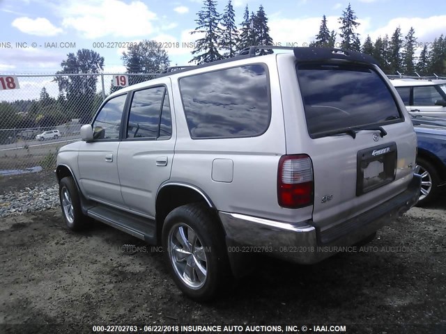 JT3HN86R8T0048296 - 1996 TOYOTA 4RUNNER SR5 SILVER photo 3