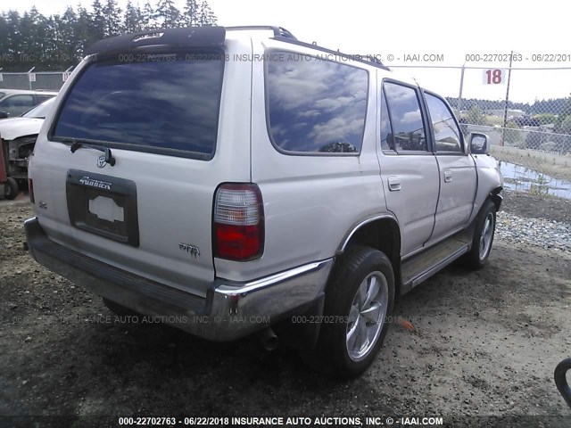 JT3HN86R8T0048296 - 1996 TOYOTA 4RUNNER SR5 SILVER photo 4