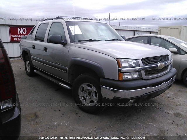 3GNEC12T94G190576 - 2004 CHEVROLET AVALANCHE C1500 GRAY photo 1