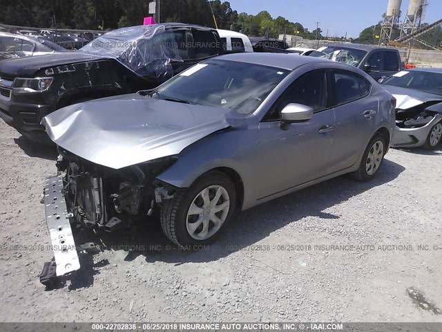 3MZBM1U75FM171291 - 2015 MAZDA 3 SILVER photo 2