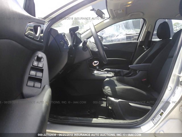 3MZBM1U75FM171291 - 2015 MAZDA 3 SILVER photo 5