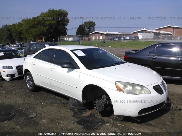 1G2ZF55B164132087 - 2006 PONTIAC G6 SE WHITE photo 1