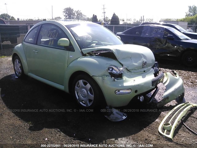 3VWDD21C9YM463545 - 2000 VOLKSWAGEN NEW BEETLE GLX GREEN photo 1