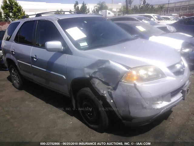 2HNYD18974H515945 - 2004 ACURA MDX TOURING SILVER photo 1