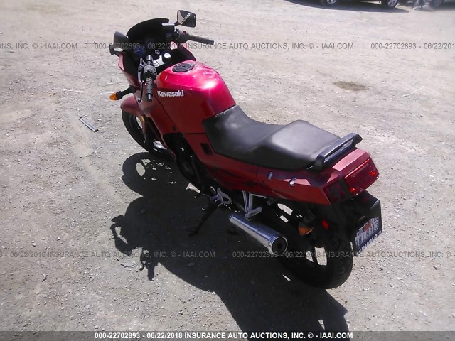 JKAEXMF196DA25356 - 2006 KAWASAKI EX250 F RED photo 3