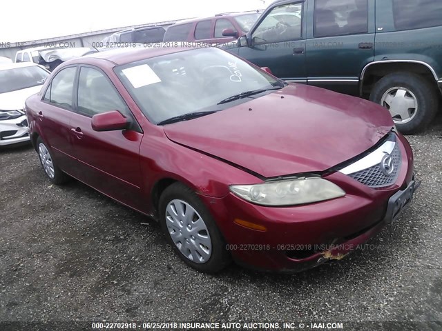 1YVFP80C555M56806 - 2005 MAZDA 6 I RED photo 1