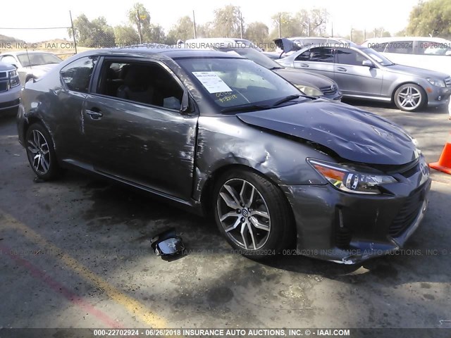 JTKJF5C77E3072773 - 2014 TOYOTA SCION TC 灰色 照片 1
