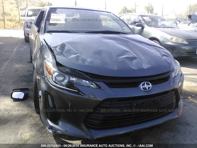 JTKJF5C77E3072773 - 2014 TOYOTA SCION TC 灰色 照片 6