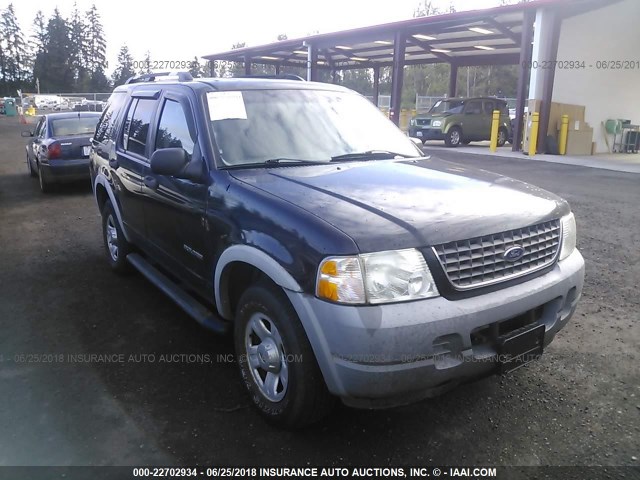 1FMZU72E62UA23335 - 2002 FORD EXPLORER XLS BLACK photo 1