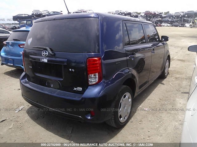 JTLZE4FE9DJ030654 - 2013 TOYOTA SCION XB Mavi foto 4