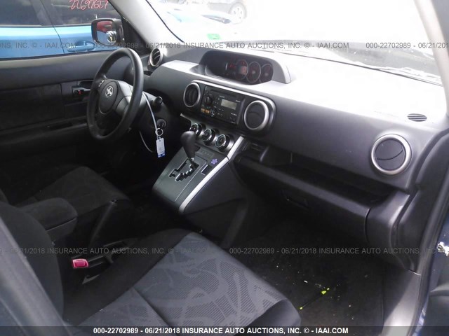 JTLZE4FE9DJ030654 - 2013 TOYOTA SCION XB Mavi foto 5