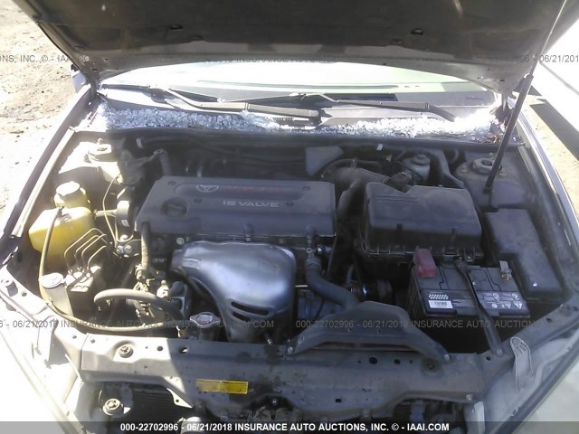 JTDBE30K820129068 - 2002 TOYOTA CAMRY LE/XLE/SE Boz foto 10