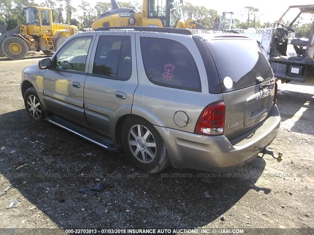 5GADT13S252126482 - 2005 BUICK RAINIER CXL GRAY photo 3