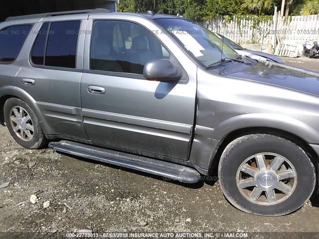 5GADT13S252126482 - 2005 BUICK RAINIER CXL GRAY photo 6