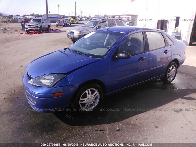 1FAFP34303W209709 - 2003 FORD FOCUS SE COMFORT/SE SPORT BLUE photo 2