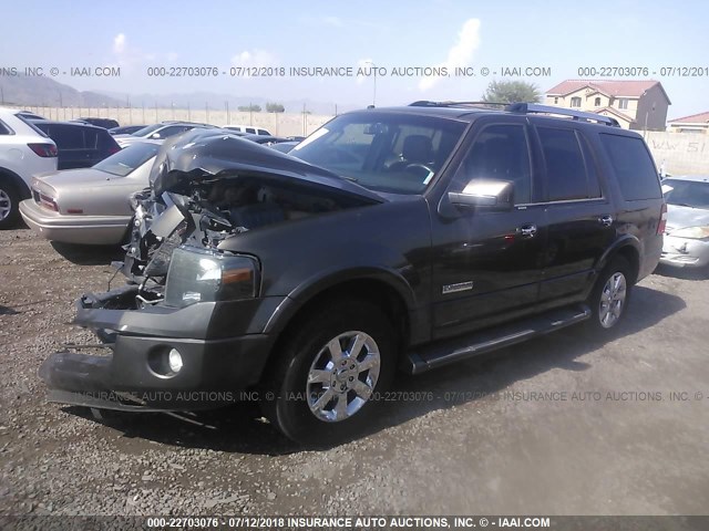 1FMFU20558LA01124 - 2008 FORD EXPEDITION LIMITED BROWN photo 2