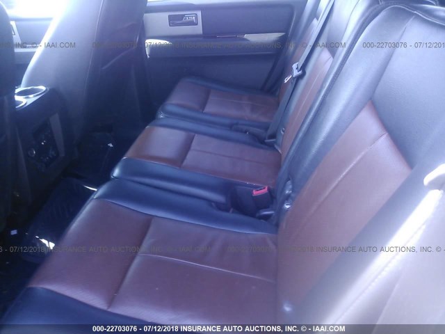 1FMFU20558LA01124 - 2008 FORD EXPEDITION LIMITED BROWN photo 8