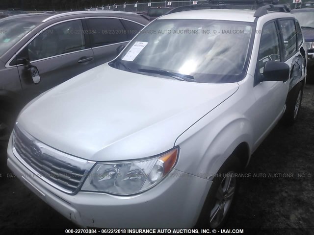 JF2SH6BC0AH911512 - 2010 SUBARU FORESTER XS Білий фото 2