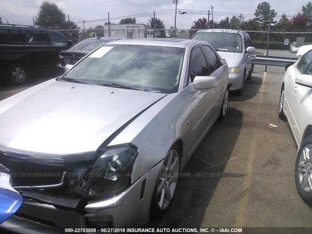 1G6DN57S540169561 - 2004 CADILLAC CTS-V SILVER photo 2