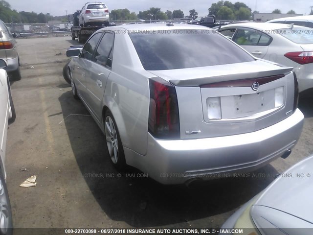 1G6DN57S540169561 - 2004 CADILLAC CTS-V SILVER photo 3