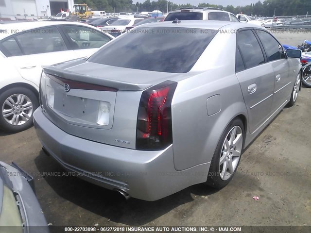 1G6DN57S540169561 - 2004 CADILLAC CTS-V SILVER photo 4