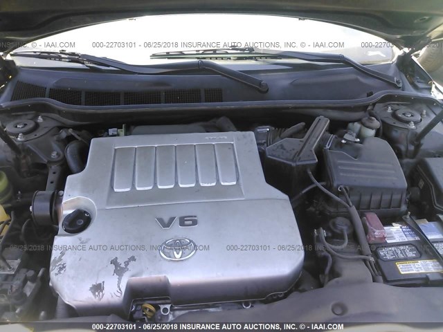 4T1BK46K47U513690 - 2007 TOYOTA CAMRY NEW GENERAT LE/XLE/SE BLACK photo 10