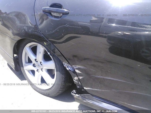 4T1BK46K47U513690 - 2007 TOYOTA CAMRY NEW GENERAT LE/XLE/SE BLACK photo 6